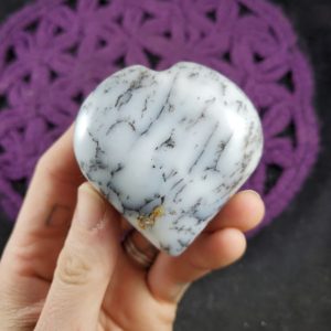 Shop Opal Shapes! Dendritic Opal Heart Crystal Polished Stones Crystals Natural Yellow Grey Madagascar heart shaped carving dendrite | Natural genuine stones & crystals in various shapes & sizes. Buy raw cut, tumbled, or polished gemstones for making jewelry or crystal healing energy vibration raising reiki stones. #crystals #gemstones #crystalhealing #crystalsandgemstones #energyhealing #affiliate #ad