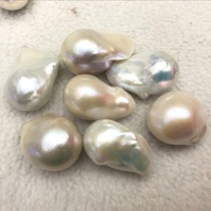 Shop Pearl Pendants! 16-20mmx20-30mm Genuine Baroque Pearl, Natural Color White Nucleared Freeshape Freshwater Pearl Loose Pendant Without Hole—1 Piece | Natural genuine Pearl pendants. Buy crystal jewelry, handmade handcrafted artisan jewelry for women.  Unique handmade gift ideas. #jewelry #beadedpendants #beadedjewelry #gift #shopping #handmadejewelry #fashion #style #product #pendants #affiliate #ad