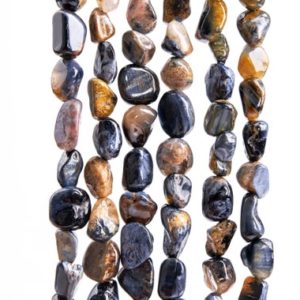 Shop Pietersite Beads! 50 / 24 Pcs – 5-10MM Pietersite Beads Colombia Grade A Genuine Natural Pebble Chips Gemstone Loose Beads (117268) | Natural genuine chip Pietersite beads for beading and jewelry making.  #jewelry #beads #beadedjewelry #diyjewelry #jewelrymaking #beadstore #beading #affiliate #ad
