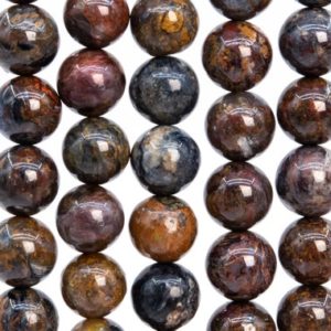Shop Pietersite Beads! Genuine Natural Pietersite Gemstone Beads 12MM Blue Brown Round AA Quality Loose Beads (112663) | Natural genuine round Pietersite beads for beading and jewelry making.  #jewelry #beads #beadedjewelry #diyjewelry #jewelrymaking #beadstore #beading #affiliate #ad
