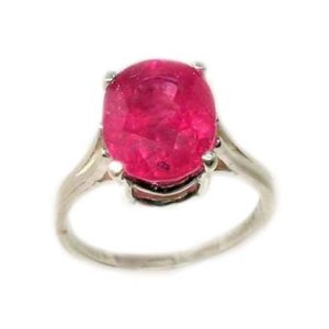 Shop Pink Sapphire Rings! Bright Pink Red Sapphire Ring Antique Gemstone 19th Century Hot Pink Sapphire Oval Medieval Sorcery Psychic Talisman Black Magic Gem #63694 | Natural genuine Pink Sapphire rings, simple unique handcrafted gemstone rings. #rings #jewelry #shopping #gift #handmade #fashion #style #affiliate #ad
