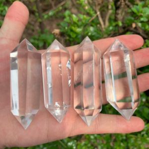 Natural Clear Crystal Quartz Point Tower.Large Crystal Quartz Wand.High Quality Crystal Tower.Large  Crystal Quartz Double Terminated Point | Natural genuine stones & crystals in various shapes & sizes. Buy raw cut, tumbled, or polished gemstones for making jewelry or crystal healing energy vibration raising reiki stones. #crystals #gemstones #crystalhealing #crystalsandgemstones #energyhealing #affiliate #ad