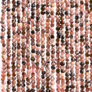 Shop Rhodochrosite Faceted Beads! Genuine Natural Argentina Rhodochrosite Gemstone Beads 2MM Pink Faceted Cube Loose Beads (117564) | Natural genuine faceted Rhodochrosite beads for beading and jewelry making.  #jewelry #beads #beadedjewelry #diyjewelry #jewelrymaking #beadstore #beading #affiliate #ad