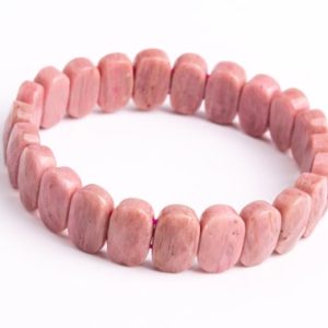 Shop Rhodonite Bracelets! 23 Pcs – 14×5-6MM Pink Rhodonite Bracelet Grade AAA Genuine Natural Faceted Oval Gemstone Beads (117961h-3987) | Natural genuine Rhodonite bracelets. Buy crystal jewelry, handmade handcrafted artisan jewelry for women.  Unique handmade gift ideas. #jewelry #beadedbracelets #beadedjewelry #gift #shopping #handmadejewelry #fashion #style #product #bracelets #affiliate #ad