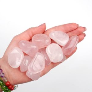 Shop Tumbled Rose Quartz Crystals & Pocket Stones! Rose Quartz Tumbled Stone, Rose Quartz, Tumbled Stones, Quartz, Stones, Rocks, Gemstones, Gifts, Crystals, Healing Crystals, Zodiac Crystals | Natural genuine stones & crystals in various shapes & sizes. Buy raw cut, tumbled, or polished gemstones for making jewelry or crystal healing energy vibration raising reiki stones. #crystals #gemstones #crystalhealing #crystalsandgemstones #energyhealing #affiliate #ad