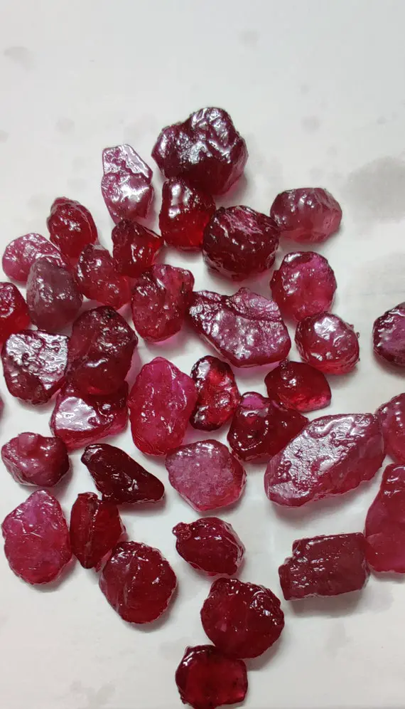 Aaa++ Natural Pink Red Ruby Rough,ruby Rough Stone,ruby Gemstone,top Quality Stone,rough Raw Gemstones,size 11 Mm To 20 Mm,5 Pieces