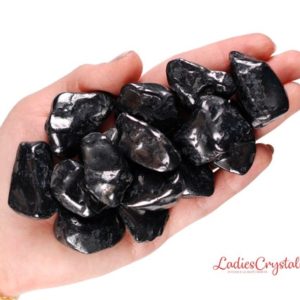 Shop Tumbled Shungite Crystals & Pocket Stones! Shungite Tumbled Stone, Shungite, Tumbled Stones, Healing Shungite Stone, Stones, Crystals, Rocks, Gemstones, Gifts, Gems, Zodiac Crystals | Natural genuine stones & crystals in various shapes & sizes. Buy raw cut, tumbled, or polished gemstones for making jewelry or crystal healing energy vibration raising reiki stones. #crystals #gemstones #crystalhealing #crystalsandgemstones #energyhealing #affiliate #ad