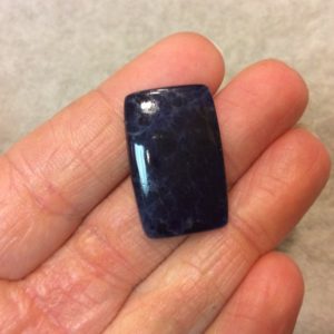 Shop Sodalite Cabochons! Natural Sodalite Rectangle Shaped Flat Backed Cabochon – Measuring 18mm x 29mm, 3mm Dome Height – High Quality Hand-Cut Gemstone Cab | Natural genuine stones & crystals in various shapes & sizes. Buy raw cut, tumbled, or polished gemstones for making jewelry or crystal healing energy vibration raising reiki stones. #crystals #gemstones #crystalhealing #crystalsandgemstones #energyhealing #affiliate #ad