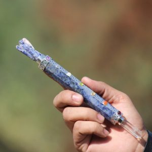 Shop Sodalite Points & Wands! Blue Sodalite Angel | Natural 7 Chakra Stone Wand | Reiki Healing Crystal 8 Faceted Gemstone | Wand Stick | Natural genuine stones & crystals in various shapes & sizes. Buy raw cut, tumbled, or polished gemstones for making jewelry or crystal healing energy vibration raising reiki stones. #crystals #gemstones #crystalhealing #crystalsandgemstones #energyhealing #affiliate #ad