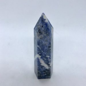 Shop Sodalite Points & Wands! Sodalite wand 47g – 82g | Natural genuine stones & crystals in various shapes & sizes. Buy raw cut, tumbled, or polished gemstones for making jewelry or crystal healing energy vibration raising reiki stones. #crystals #gemstones #crystalhealing #crystalsandgemstones #energyhealing #affiliate #ad