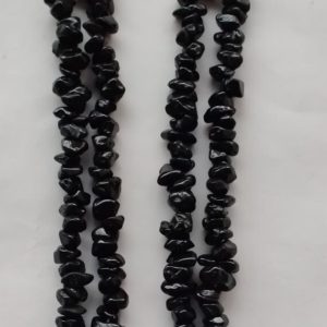 Shop Spinel Chip & Nugget Beads! 35" Black Spinel Chip Beads, Uncut Chip Bead, 3-7mm, Polished Beads, Smooth Black Spinel Chip Bead, Wholesale Price, Jewelery Supplies | Natural genuine chip Spinel beads for beading and jewelry making.  #jewelry #beads #beadedjewelry #diyjewelry #jewelrymaking #beadstore #beading #affiliate #ad