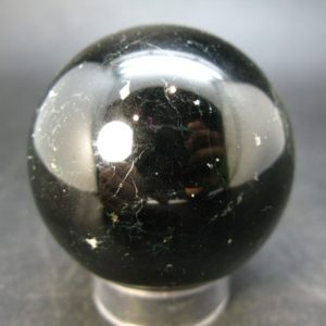 Shop Spinel Stones & Crystals! Genuine Black Spinel Sphere Ball From Russia – 2.0" – 283 Grams | Natural genuine stones & crystals in various shapes & sizes. Buy raw cut, tumbled, or polished gemstones for making jewelry or crystal healing energy vibration raising reiki stones. #crystals #gemstones #crystalhealing #crystalsandgemstones #energyhealing #affiliate #ad
