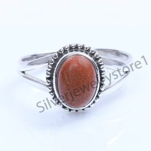 Shop Sunstone Rings! Gold Sunstone Ring, 925 Sterling Silver Ring , Gemstone Ring , SunStone 7x9mm Oval Ring , Women Ring, Handmade Jewelry, Gift Ideas | Natural genuine Sunstone rings, simple unique handcrafted gemstone rings. #rings #jewelry #shopping #gift #handmade #fashion #style #affiliate #ad