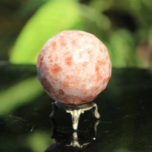 Shop Sunstone Shapes! 50MM Natural Orange Sunstone Sphere, Healing Chakra Stone Meditation Stone Reiki Aura Sphere Ball | Natural genuine stones & crystals in various shapes & sizes. Buy raw cut, tumbled, or polished gemstones for making jewelry or crystal healing energy vibration raising reiki stones. #crystals #gemstones #crystalhealing #crystalsandgemstones #energyhealing #affiliate #ad