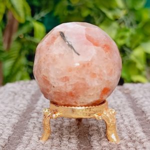 Shop Sunstone Shapes! Amazing 50MM Orange Sunstone Crystal Stone Healing Chakra Metaphysical Reiki Sphere Ball | Natural genuine stones & crystals in various shapes & sizes. Buy raw cut, tumbled, or polished gemstones for making jewelry or crystal healing energy vibration raising reiki stones. #crystals #gemstones #crystalhealing #crystalsandgemstones #energyhealing #affiliate #ad