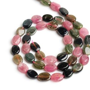 Shop Tourmaline Bead Shapes! Natural Tourmaline Oval Shape Beads,Natural Tourmaline Beads,15 inches one starand | Natural genuine other-shape Tourmaline beads for beading and jewelry making.  #jewelry #beads #beadedjewelry #diyjewelry #jewelrymaking #beadstore #beading #affiliate #ad