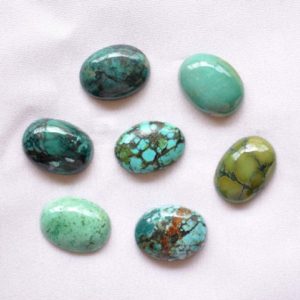 Shop Turquoise Cabochons! Natural Tibetan Turquoise Cabochons, Turquoise Loose Gemstone, Tibetan Turquoise Oval Shape Cabochon, 1 Piece, 12x16mm, Stone For Jewelry | Natural genuine stones & crystals in various shapes & sizes. Buy raw cut, tumbled, or polished gemstones for making jewelry or crystal healing energy vibration raising reiki stones. #crystals #gemstones #crystalhealing #crystalsandgemstones #energyhealing #affiliate #ad