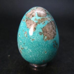 Genuine Turquoise Untreated Egg From Russia – 1.8" | Natural genuine stones & crystals in various shapes & sizes. Buy raw cut, tumbled, or polished gemstones for making jewelry or crystal healing energy vibration raising reiki stones. #crystals #gemstones #crystalhealing #crystalsandgemstones #energyhealing #affiliate #ad