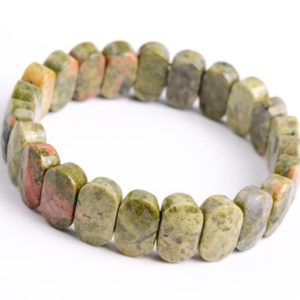 Shop Unakite Bracelets! 23 Pcs – 14×5-6MM Unakite Bracelet Grade AAA Genuine Natural Faceted Oval Gemstone Beads (117941h-3987) | Natural genuine Unakite bracelets. Buy crystal jewelry, handmade handcrafted artisan jewelry for women.  Unique handmade gift ideas. #jewelry #beadedbracelets #beadedjewelry #gift #shopping #handmadejewelry #fashion #style #product #bracelets #affiliate #ad