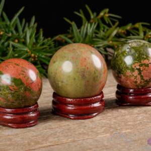 Shop Unakite Shapes! UNAKITE Crystal Sphere – Crystal Ball, Housewarming Gift, Home Decor, E1609 | Natural genuine stones & crystals in various shapes & sizes. Buy raw cut, tumbled, or polished gemstones for making jewelry or crystal healing energy vibration raising reiki stones. #crystals #gemstones #crystalhealing #crystalsandgemstones #energyhealing #affiliate #ad