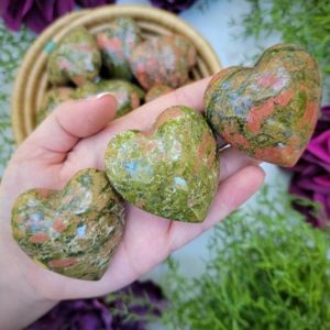 Unakite Heart – Unakite Stone- Heart Chakra – No. 207 | Natural genuine stones & crystals in various shapes & sizes. Buy raw cut, tumbled, or polished gemstones for making jewelry or crystal healing energy vibration raising reiki stones. #crystals #gemstones #crystalhealing #crystalsandgemstones #energyhealing #affiliate #ad