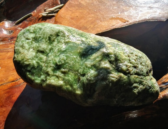 Unique Piece Of Mendocino River Jade-raw!