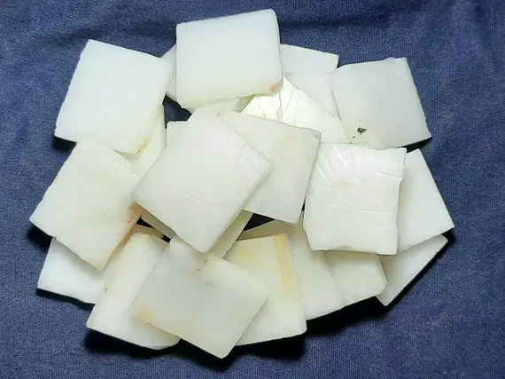 White Jade Unpolished Rough Gemstone,white Jade Gemstone, White Jade Slice,white Jade Slab, White Jade Specimens,white Jade Raw Slices.