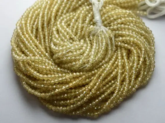 14.5 Inches Strand,finest Aaa Quality,natural Multi Zircon Faceted Rondelles,size.3.5mm