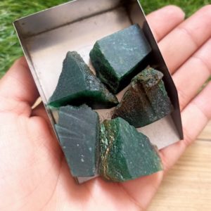 5 Pieces Natural Raw Green Jade Crystal – Raw Green Jade Stone – Raw Making Jewelry – Healing Crystal – Crystal Shop | Natural genuine stones & crystals in various shapes & sizes. Buy raw cut, tumbled, or polished gemstones for making jewelry or crystal healing energy vibration raising reiki stones. #crystals #gemstones #crystalhealing #crystalsandgemstones #energyhealing #affiliate #ad