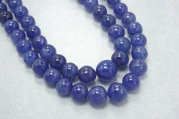 Aaa+ Natural Tanzanite Round Beads, Tanzanite Smooth Round Beads, Tanzanite Beads, Gemstone Beads For Jewelry Making