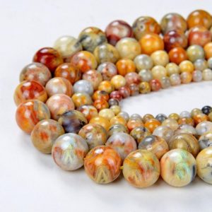 Shop Crazy Lace Agate Beads! 8mm Crazy Lace Agate Gemstone Round 8mm Loose Beads 7.5 inch Half Strand (90191902-90) | Natural genuine beads Agate beads for beading and jewelry making.  #jewelry #beads #beadedjewelry #diyjewelry #jewelrymaking #beadstore #beading #affiliate #ad