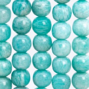 Shop Amazonite Bead Shapes! 19 Pcs – 10x10MM Mint Green Amazonite Beads Grade A+ Genuine Natural Barrel Drum Gemstone Loose Beads (112393) | Natural genuine other-shape Amazonite beads for beading and jewelry making.  #jewelry #beads #beadedjewelry #diyjewelry #jewelrymaking #beadstore #beading #affiliate #ad