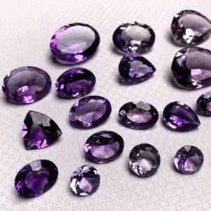 Shop Amethyst Pendants! Natural Facet Cutting Amethyst Quartz Crystal /Jewelry making stone/Reiki Healing Crystal/for Ring/for Pendant/Loose Gemstone / Wholesale | Natural genuine Amethyst pendants. Buy crystal jewelry, handmade handcrafted artisan jewelry for women.  Unique handmade gift ideas. #jewelry #beadedpendants #beadedjewelry #gift #shopping #handmadejewelry #fashion #style #product #pendants #affiliate #ad