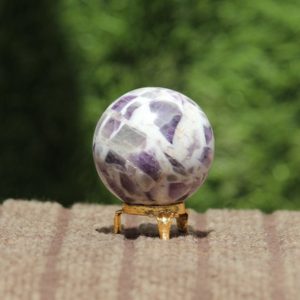 Shop Amethyst Shapes! Large 60MM Natural Purple Amethyst Crystal stone Healing Stone Metaphysical Gemstone Sphere Ball | Natural genuine stones & crystals in various shapes & sizes. Buy raw cut, tumbled, or polished gemstones for making jewelry or crystal healing energy vibration raising reiki stones. #crystals #gemstones #crystalhealing #crystalsandgemstones #energyhealing #affiliate #ad