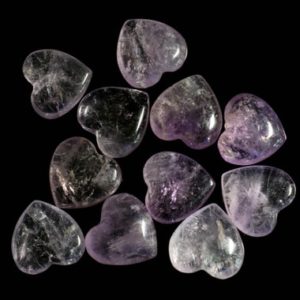 Shop Amethyst Shapes! Amethyst Mini Hearts | Natural genuine stones & crystals in various shapes & sizes. Buy raw cut, tumbled, or polished gemstones for making jewelry or crystal healing energy vibration raising reiki stones. #crystals #gemstones #crystalhealing #crystalsandgemstones #energyhealing #affiliate #ad