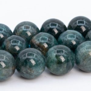 Shop Apatite Round Beads! 8MM Deep Blue Green Apatite Beads Grade A Genuine Natural Gemstone Round Loose Beads 15"/ 7"  Bulk Lot Options (108927) | Natural genuine round Apatite beads for beading and jewelry making.  #jewelry #beads #beadedjewelry #diyjewelry #jewelrymaking #beadstore #beading #affiliate #ad