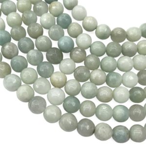Shop Aquamarine Faceted Beads! 10mm Faceted Aquamarine Beads, Round Gemstone Beads, Wholesale Beads | Natural genuine faceted Aquamarine beads for beading and jewelry making.  #jewelry #beads #beadedjewelry #diyjewelry #jewelrymaking #beadstore #beading #affiliate #ad