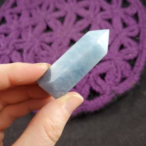 Shop Aquamarine Points & Wands! Aquamarine Tower Polished Crystal Point Stones Crystals Self Standing Obelisk Natural gemmy throat chakra | Natural genuine stones & crystals in various shapes & sizes. Buy raw cut, tumbled, or polished gemstones for making jewelry or crystal healing energy vibration raising reiki stones. #crystals #gemstones #crystalhealing #crystalsandgemstones #energyhealing #affiliate #ad