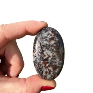 Astrophyllite Palm Stone (~2") Astrophyllite Tumbled Crystal - Polished Astrophyllite Worry Stone - Astrophyllite Worry Stone - 10% Off!