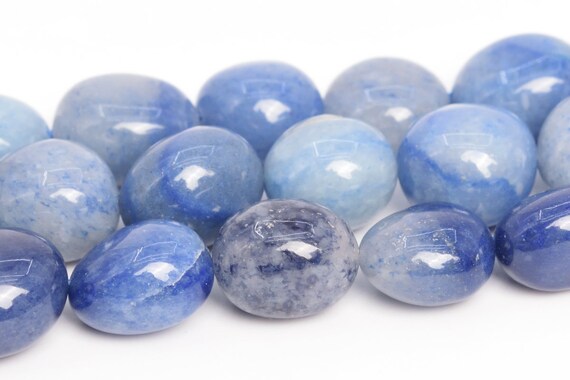 8-10mm Blue Aventurine Beads Pebble Nugget Grade Aaa Gemstone Loose Beads 15.5"/7.5" Bulk Lot Options (108048)