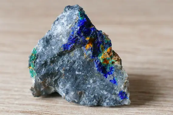 New Azurite And Malachite Mineral Specimen With Matrix