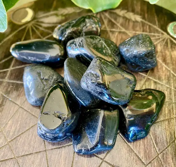 Black Tourmaline Tumbled Stone | Extra Large Gemstone Crystal
