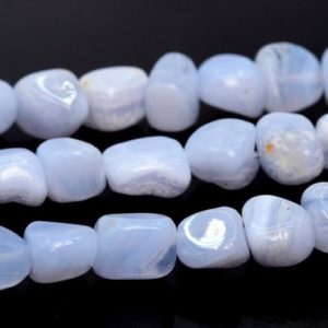 Shop Blue Lace Agate Beads! 3-10MM Blue Lace Agate Beads Pebble Granule Grade AA Genuine Natural Gemstone Full Strand Loose Beads 15" BULK LOT 1,3,5,10,50 (106219-1880) | Natural genuine beads Blue Lace Agate beads for beading and jewelry making.  #jewelry #beads #beadedjewelry #diyjewelry #jewelrymaking #beadstore #beading #affiliate #ad