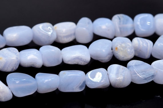 3-10mm Blue Lace Agate Beads Pebble Granule Grade Aa Genuine Natural Gemstone Full Strand Loose Beads 15" Bulk Lot 1,3,5,10,50 (106219-1880)