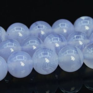 Shop Blue Lace Agate Round Beads! 5MM Transparent Blue Lace Agate Beads Brazil Grade AAA Genuine Natural Gemstone Round Loose Beads 16" Bulk Lot Options (109194) | Natural genuine round Blue Lace Agate beads for beading and jewelry making.  #jewelry #beads #beadedjewelry #diyjewelry #jewelrymaking #beadstore #beading #affiliate #ad