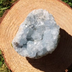 Shop Celestite Stones & Crystals! Celestite Raw Medium #G | Natural genuine stones & crystals in various shapes & sizes. Buy raw cut, tumbled, or polished gemstones for making jewelry or crystal healing energy vibration raising reiki stones. #crystals #gemstones #crystalhealing #crystalsandgemstones #energyhealing #affiliate #ad
