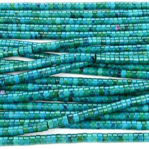4X2MM Chrysocolla Gemstone Heishi Discs beads Loose Beads (P16) | Natural genuine other-shape Gemstone beads for beading and jewelry making.  #jewelry #beads #beadedjewelry #diyjewelry #jewelrymaking #beadstore #beading #affiliate #ad
