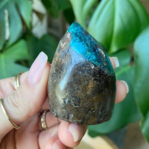 Shop Chrysocolla Shapes! Black sonora chrysocolla free from | Natural genuine stones & crystals in various shapes & sizes. Buy raw cut, tumbled, or polished gemstones for making jewelry or crystal healing energy vibration raising reiki stones. #crystals #gemstones #crystalhealing #crystalsandgemstones #energyhealing #affiliate #ad
