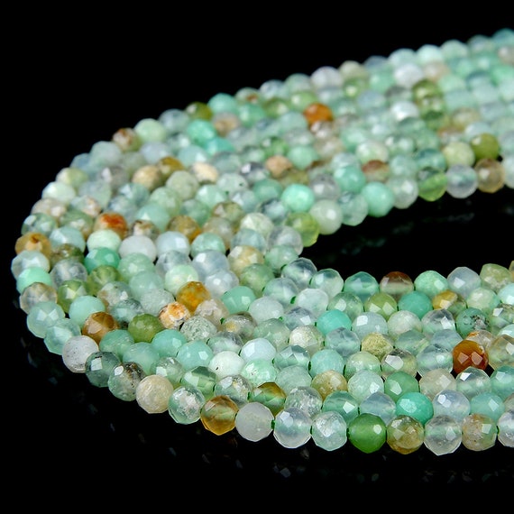 2mm Natural Chrysoprase Gemstone Grade Aaa Micro Faceted Round Beads 15.5 Inch Full Strand Bulk Lot 1,2,6,12 And 50 (80008864-p13)