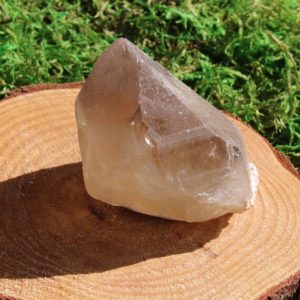 Shop Citrine Points & Wands! Citrine Point B | Natural genuine stones & crystals in various shapes & sizes. Buy raw cut, tumbled, or polished gemstones for making jewelry or crystal healing energy vibration raising reiki stones. #crystals #gemstones #crystalhealing #crystalsandgemstones #energyhealing #affiliate #ad